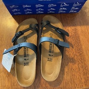 Black Mayari Birkenstocks brand new never worn